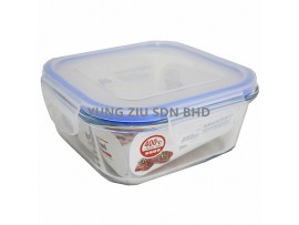 800ML GLASS CONTAINER (SQUARE TYPE)